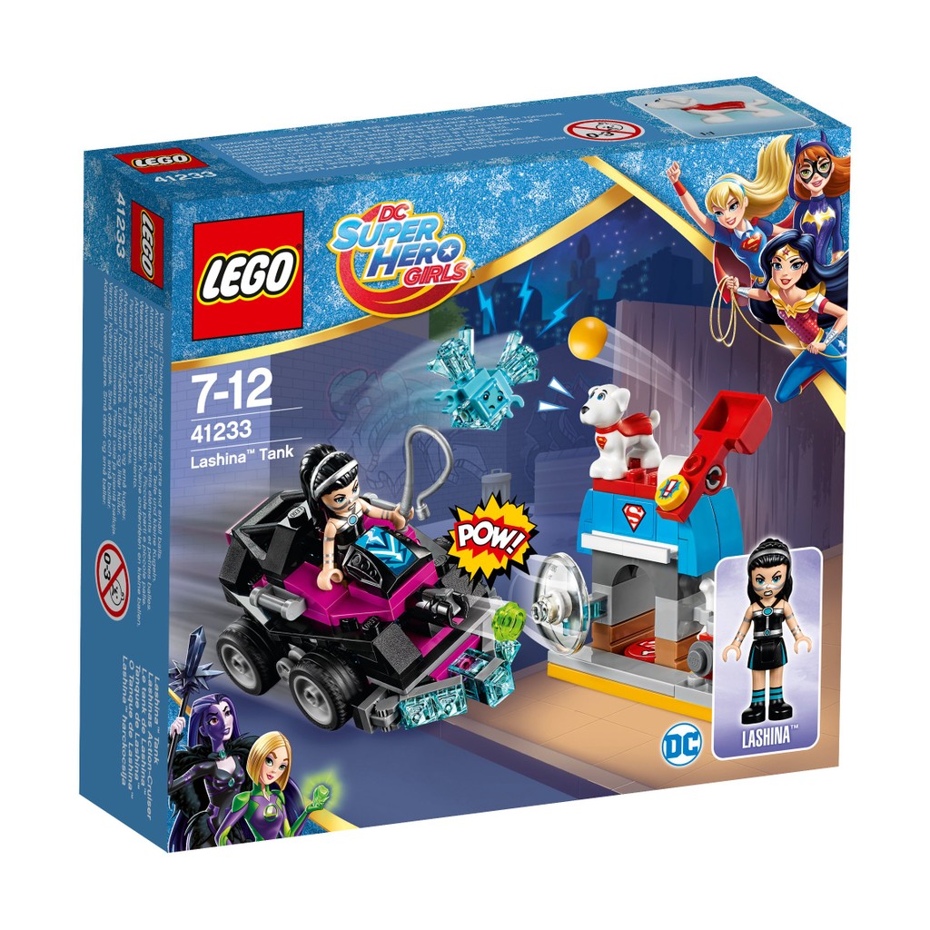 LEGO Klocki Super Hero Girls Lashina +pojazd 41233