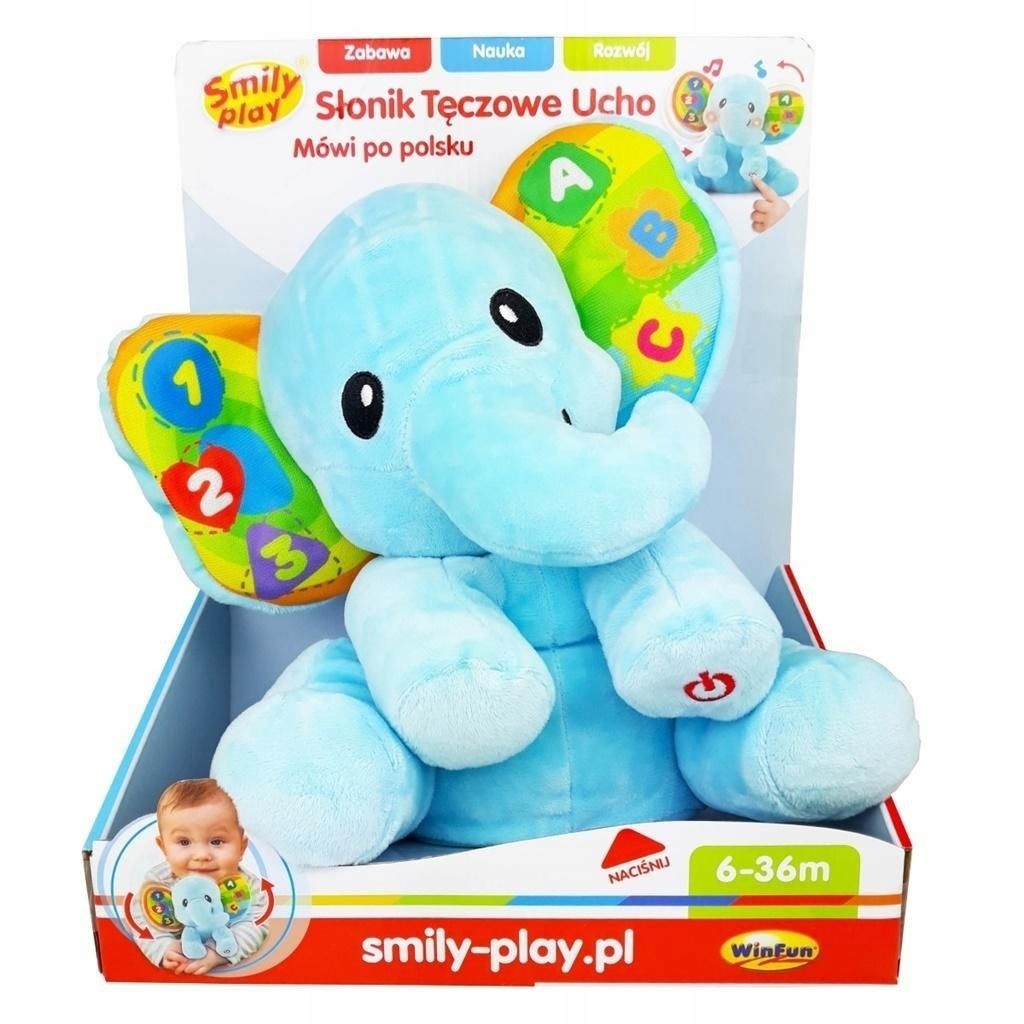 Smily Play - Słonik tęczowe ucho