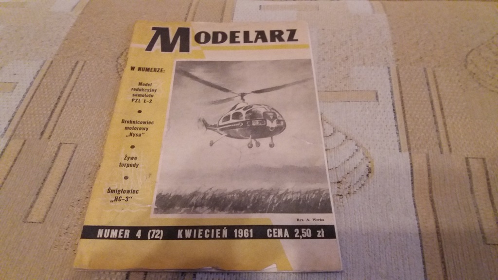 Modelarz nr 4 kwiecień 1961