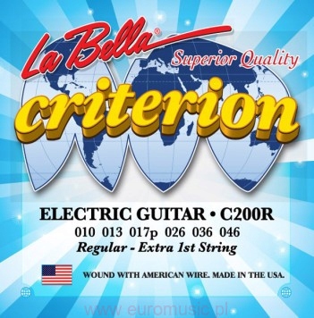 Struny do gitary elektrycznej La Bella 10-46 USA