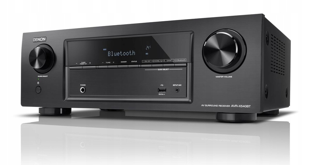 Amplituner DENON AVR-X540BT USB, komplet NOWY