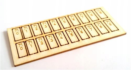 H0 - Słupki hektometrowe 1:87