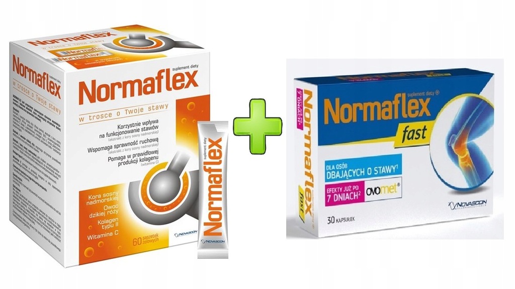 NORMAFLEX 60sasz + NORMAFLEX FAST 2x30kaps GRATIS