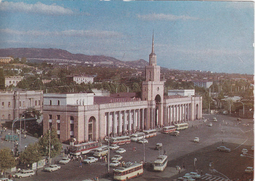 GRUZJA - TBILISI - DWORZEC KOLEJOWY