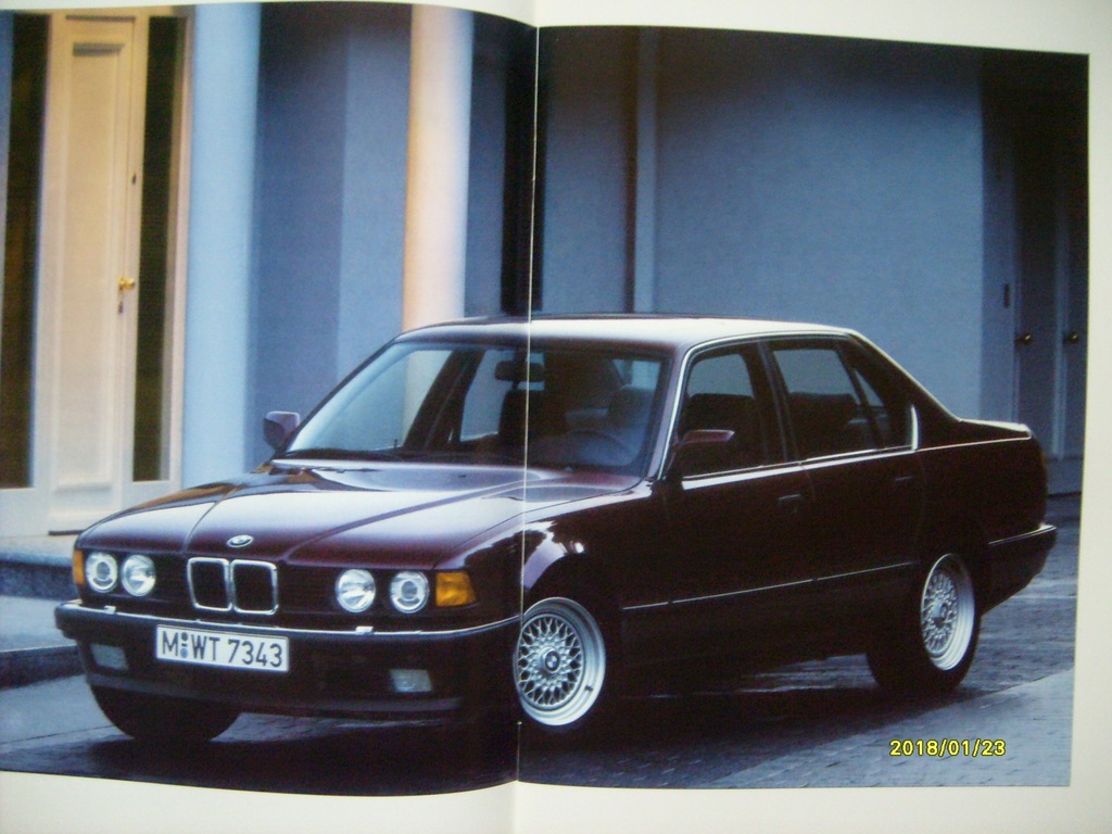 BMW SERII 7 E32 1990 STAN BDB 38 stron 7178869624