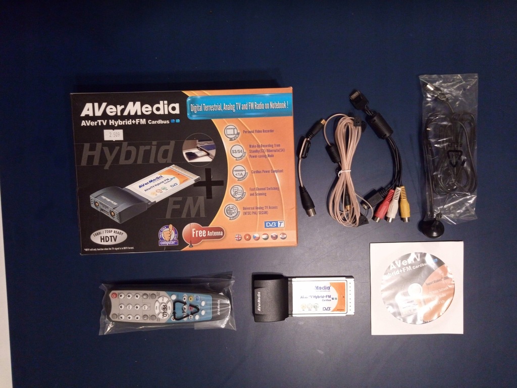 AVerMedia AVerTV Hybrid+FM CardBus (PCMCIA) nowa