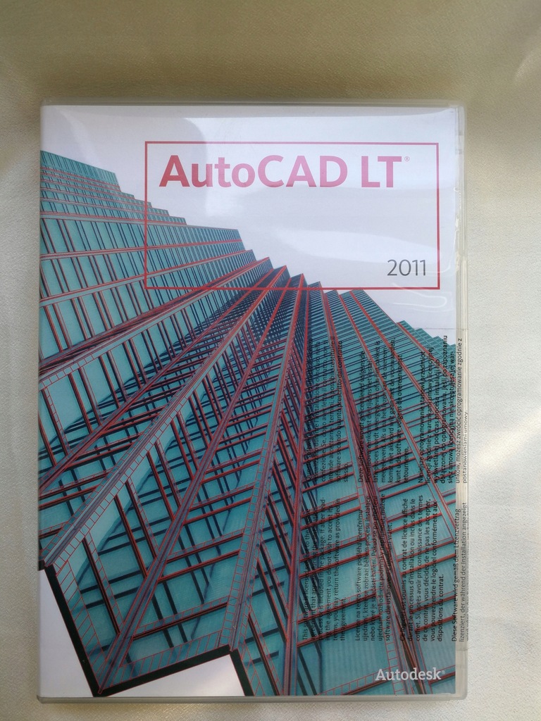 AUTOCAD 2011 LT ORYGINALNY WERSJA BOX