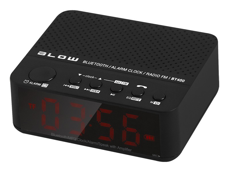 Głośnik przenośny BLOW Bluetooth+FM BT400 zegar /