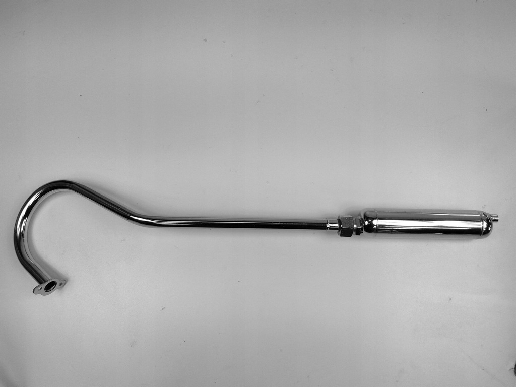 Tłumik tuning rower z silnikiem spalinowym