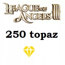 League of Angels III / LOA 3 - 250 topaz
