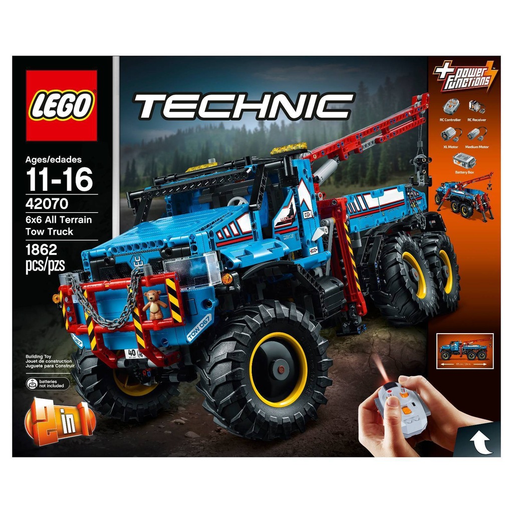 Klocki LEGO Technic Terenowy holownik 6x6 42070