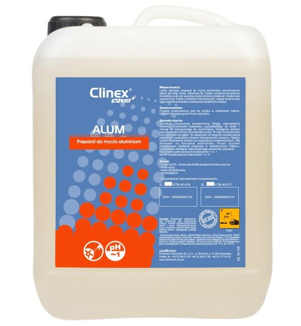Preparat do mycia aluminium - Clinex-Exp. ALUM 5 L