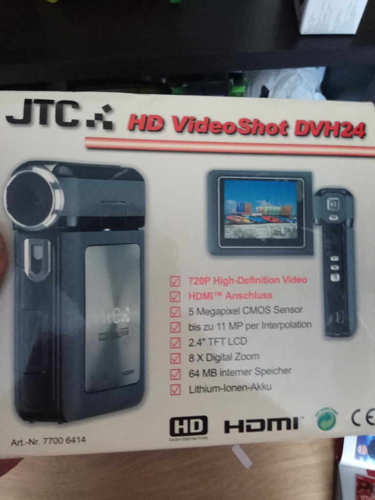 Kamera jtc hd videosot dvh24