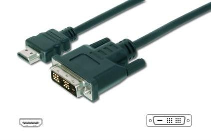 ASSMANN Kabel adapter HDMI 1.3 A/DVI-D 18+1 M/M 5m