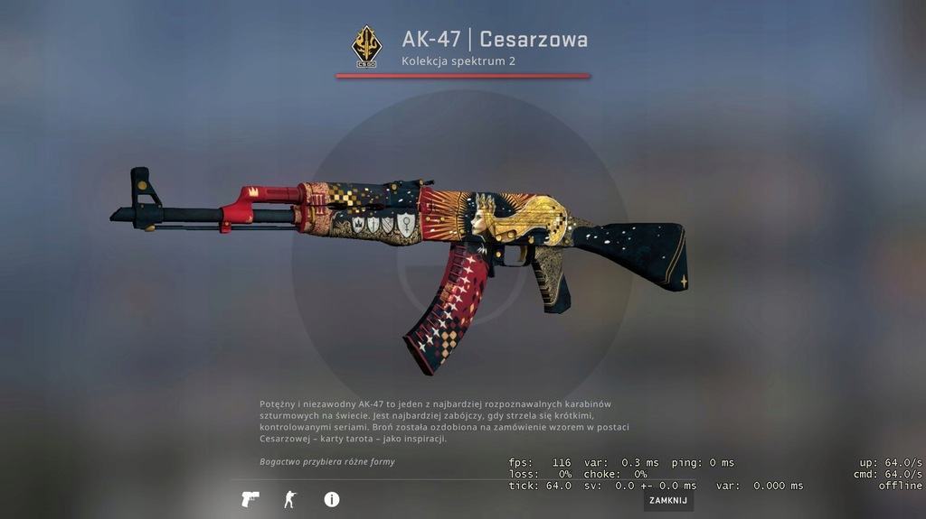CS:GO | AK-47 | Cesarzowa - po testach bojowych