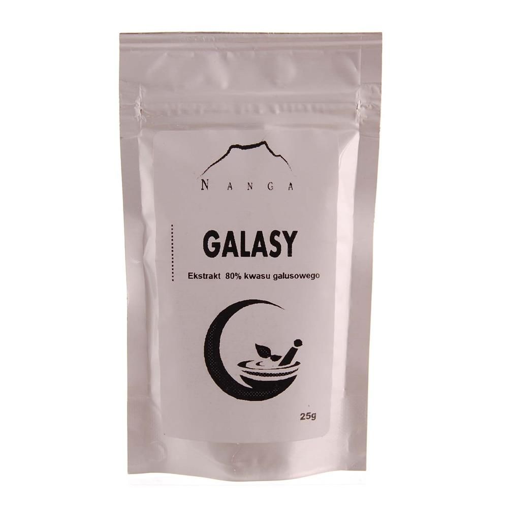 Galasy Ekstrakt Kwas Galusowy 80% 25 g Nanga