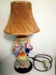 Lampka nocna , porcelana dekoracyjna