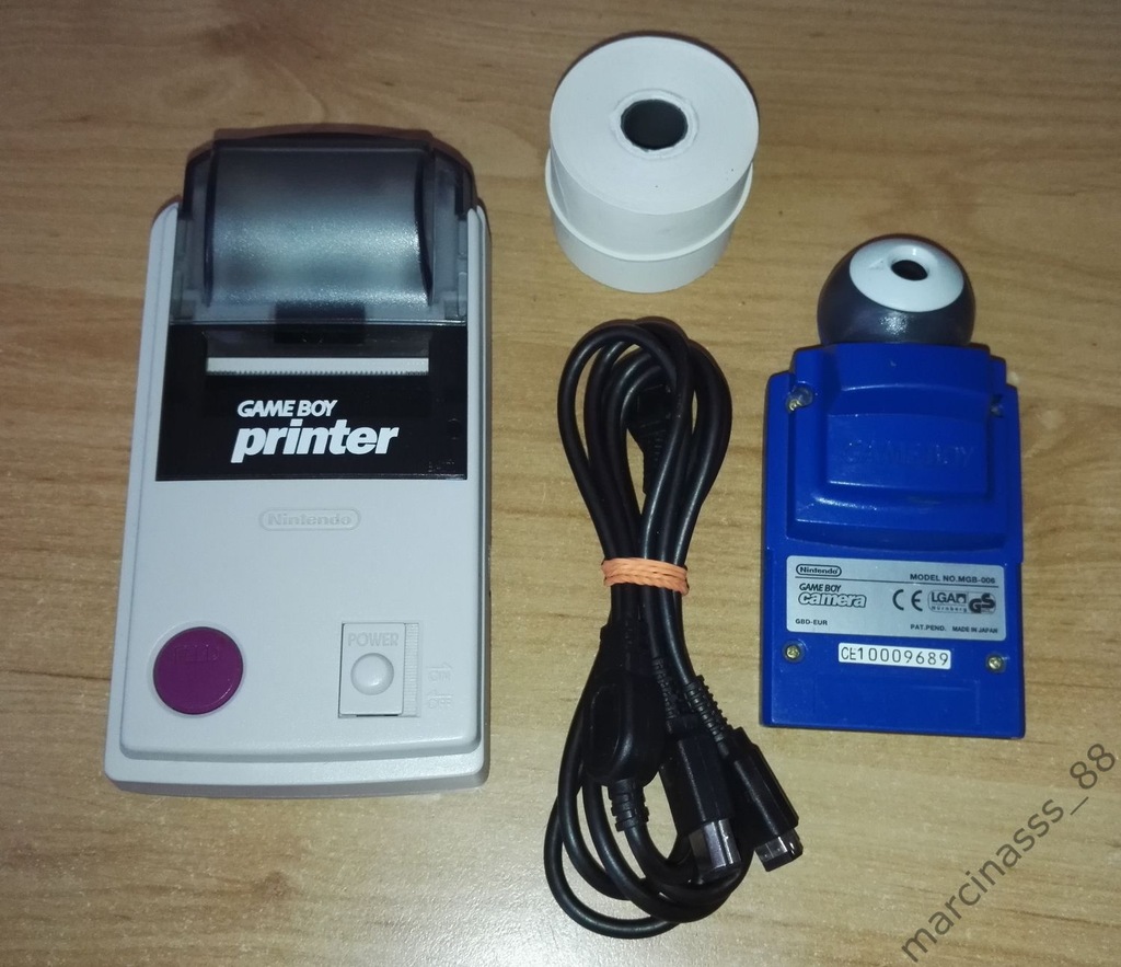 GameBoy Printer + GameBoy Camera