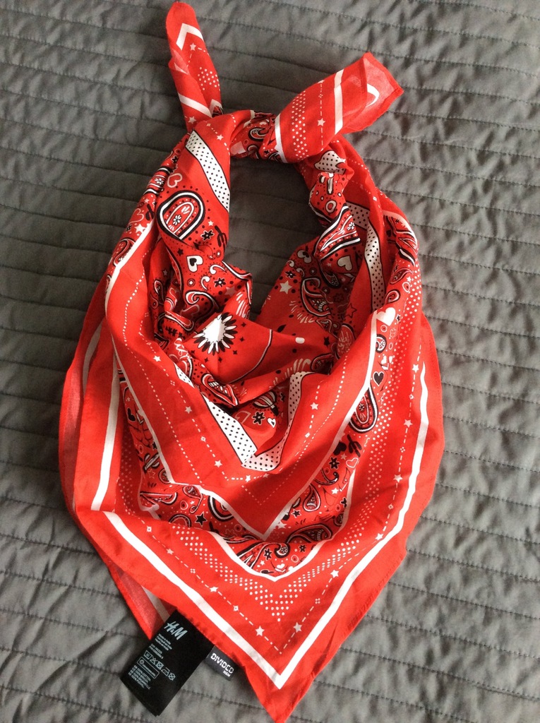 H&M divided bandamka czerwona nowa