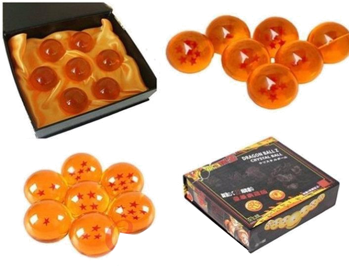 DRAGON BALL Z SMOCZE KULE GOKU 7 SZTUK 3,5 PUDEŁKO