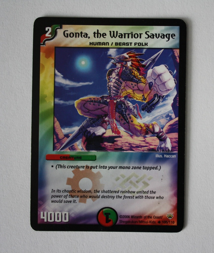 Duel Masters Gonta, the Warrior Savage