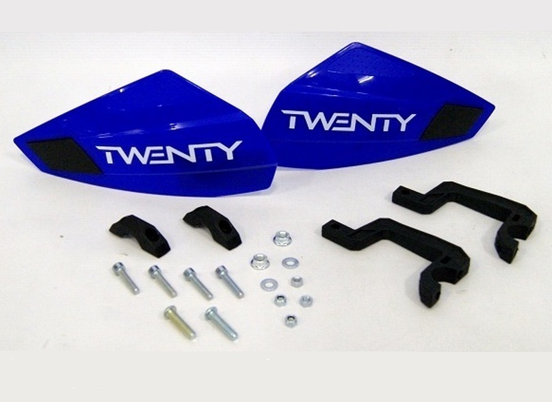 HANDBARY OSŁONY TWENTY VAPOR MX, ENDURO NIEBIESKIE