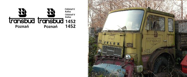 KALKOMANIA TRANSBUD JELCZ 315 POZNAŃ 1/43