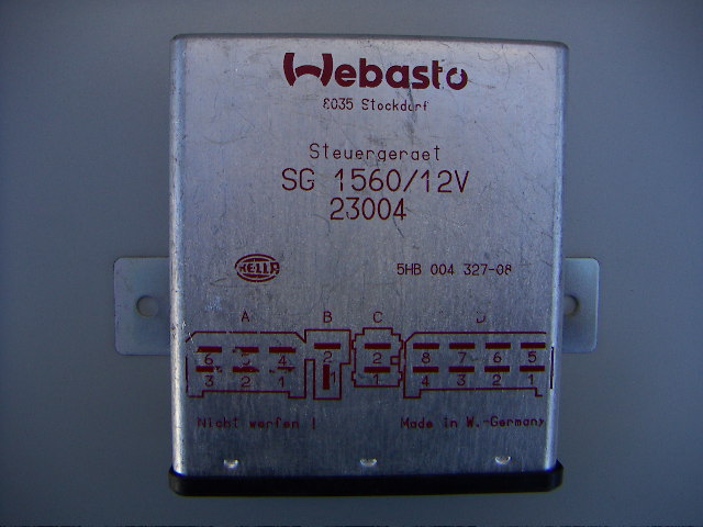 Webasto - sterowanie SG 1560/12V - HELLA