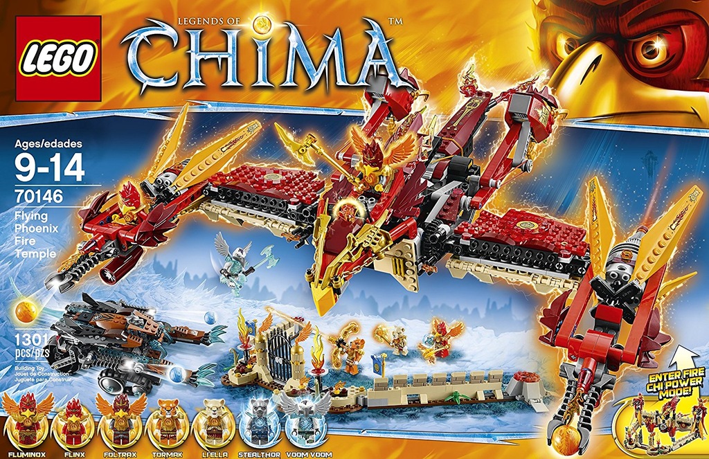 LEGO CHIMA 70146 OGNISTA ŚWIĄTYNIA FENIKSA