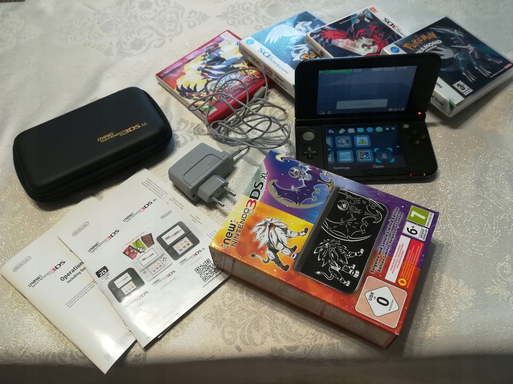 Konsola 3 DS XL Limited Edition Sun&amp;Moon+4gry