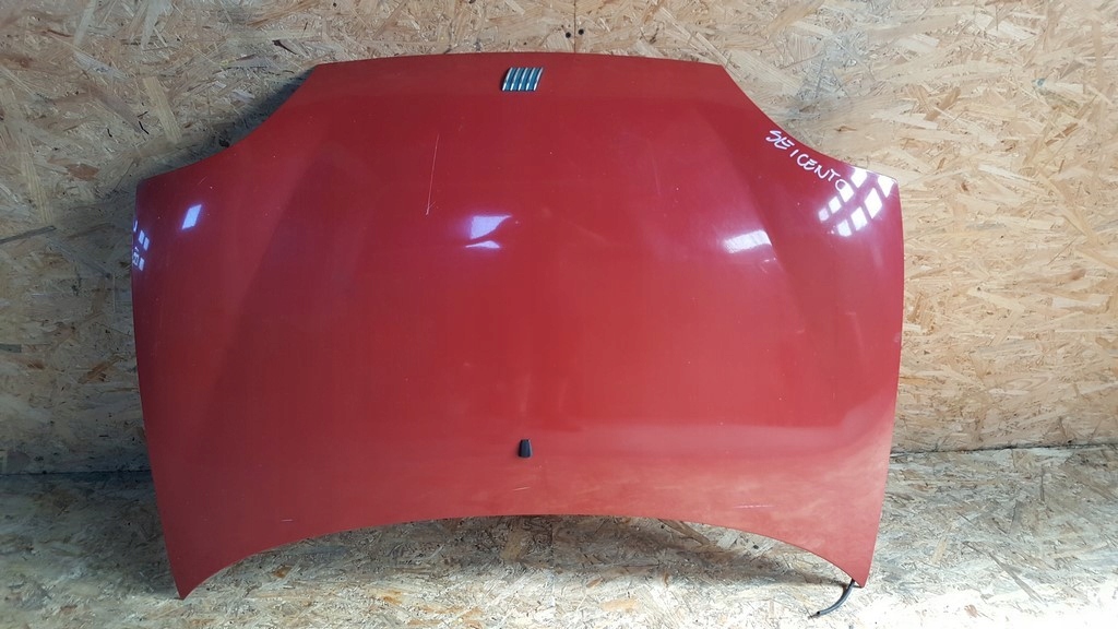 Fiat Seicento maska pokrywa silnika czerwona 7565208213