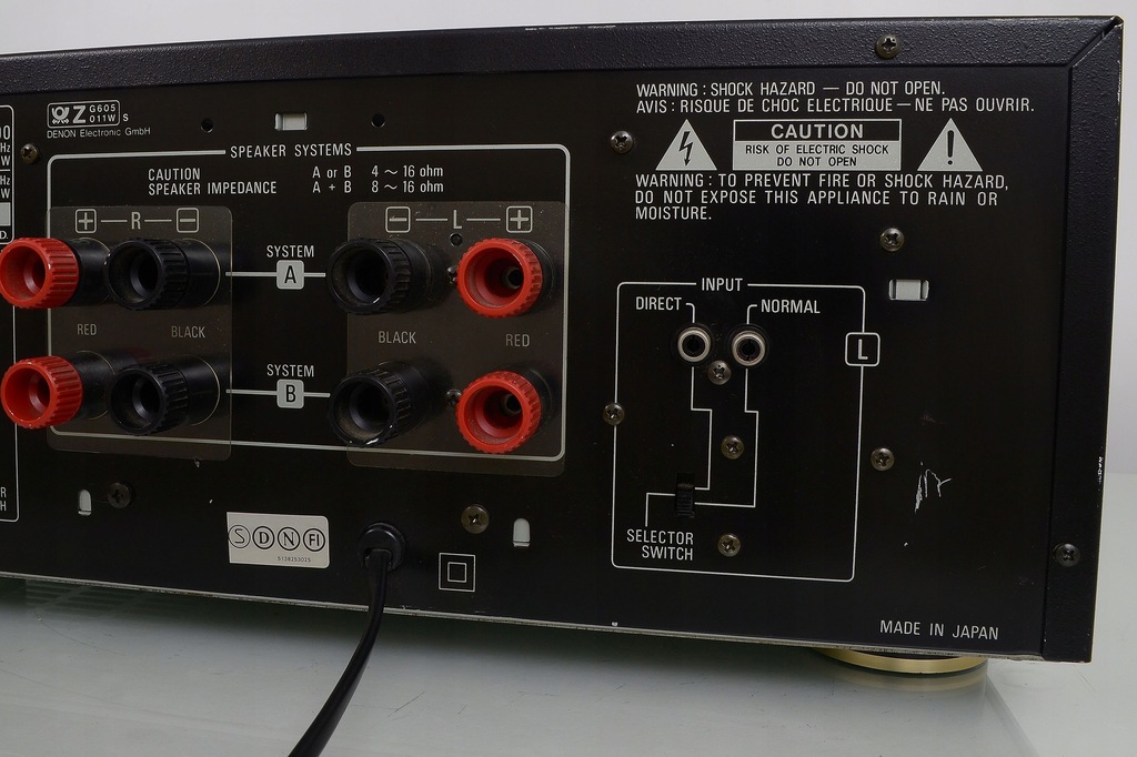 Denon POA2400 Stereo Power Amplifier (198991) 7645399537