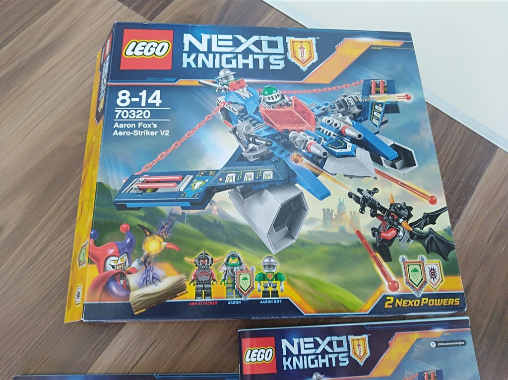 Lego Nexo Knights Myśliwiec V2 Arona 79320jak nowy
