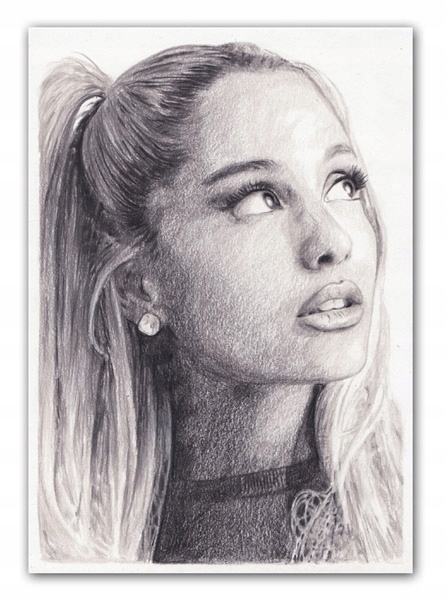 ARIANA GRANDE portret kredkami