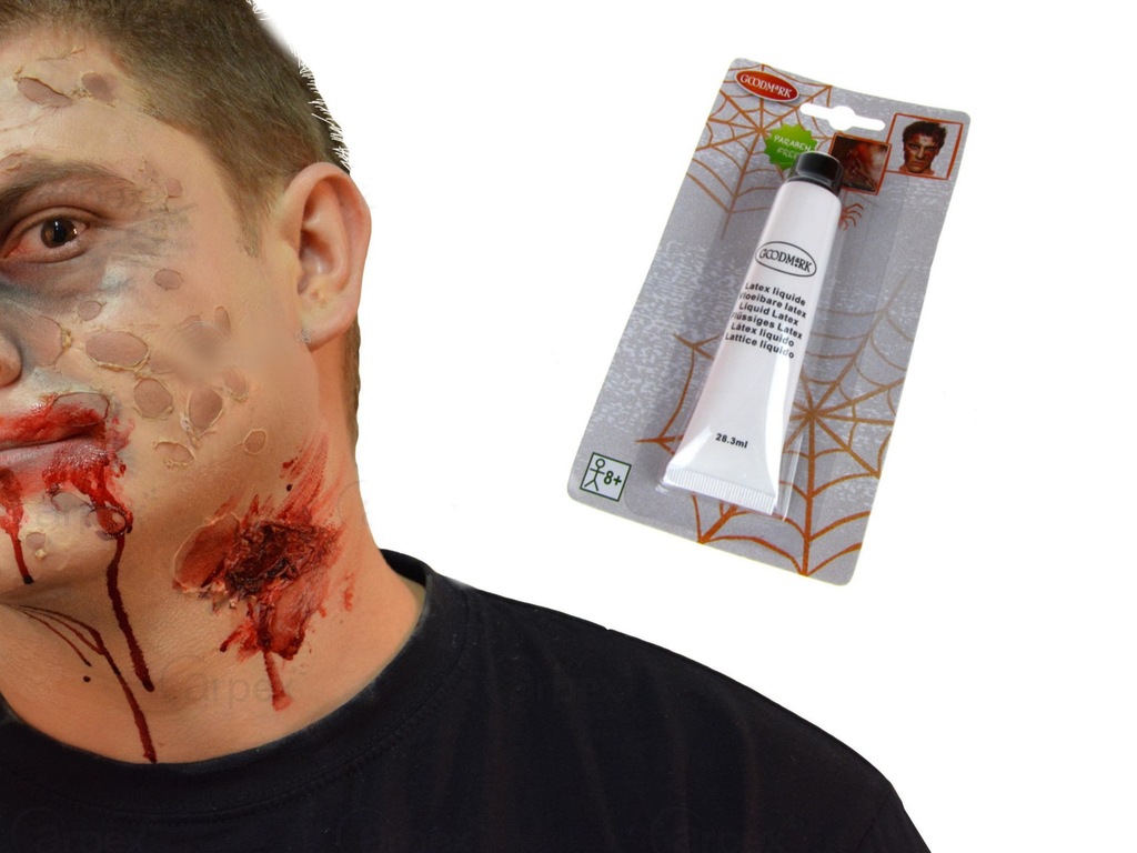 Sztuczna skóra w tubce lateksowa halloween RANY