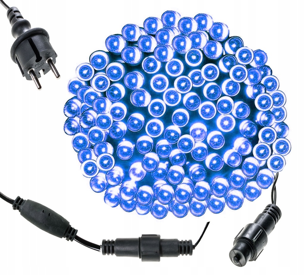 LAMPKI CHOINKOWE 1000 LED ZEWNĘTRZNE GRUBE 70m
