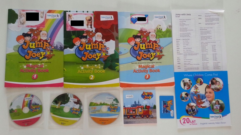 Helen Doron j. angielski książki CD Jump With Joey