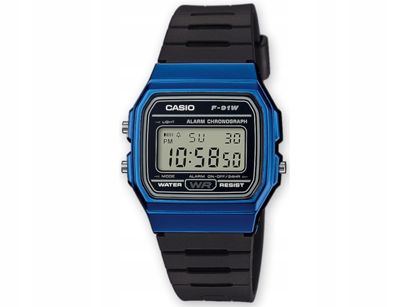 Zegarek męski Casio F-91WM-2AEF hologram