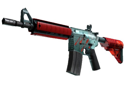 CS:GO SKIN M4A4 Bullet Rain (Minimal Wear)