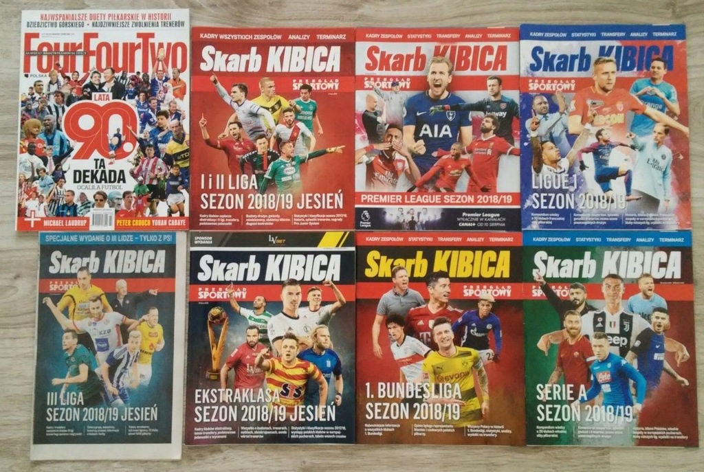 Skarb Kibica Ekstraklasa, Premier League, Serie A