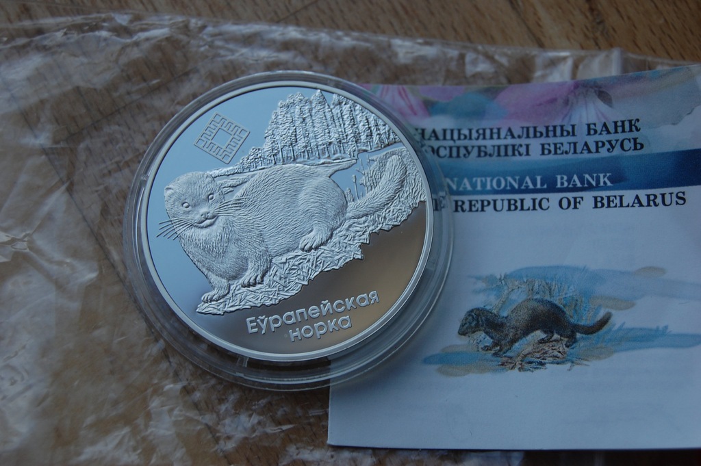 Białoruś  20 Rubli Norka    MENNICZA