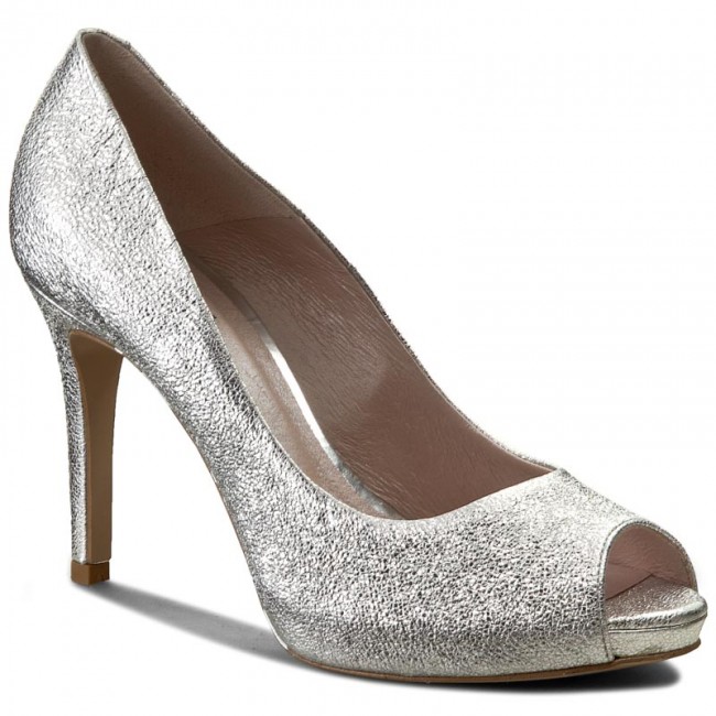 Buty ślubne srebrne szpilki Gino Rossi rozmiar 36 
