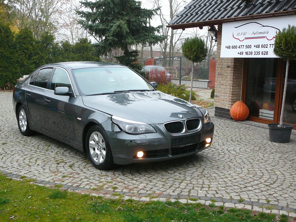 BMW E60 530d FULL SERWIS 150 tys.km! SKÓRY NAVI