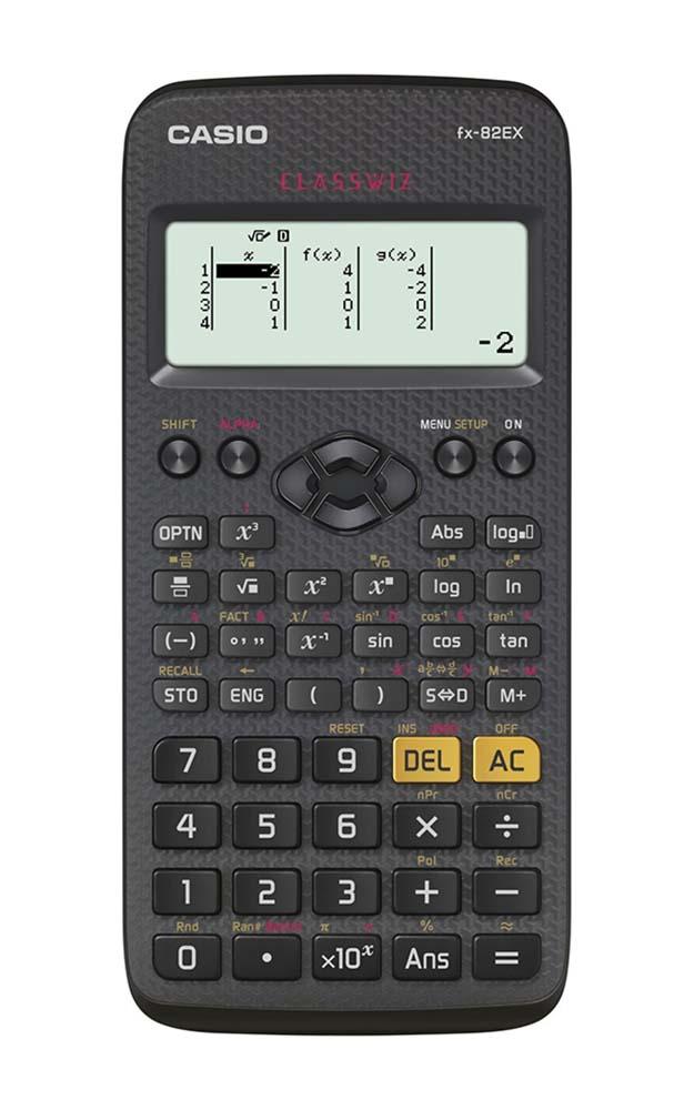 CZARNY Kalkulator standardowy Casio FX-82EX 36mGW