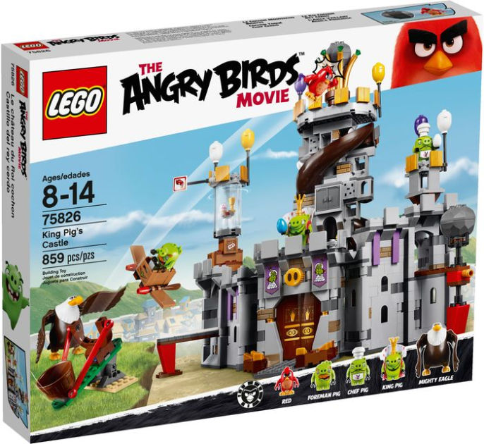 LEGO ANGRY BIRDS 75826 ZAMEK ŚWIŃSKIEGO KRÓLA -P-Ń