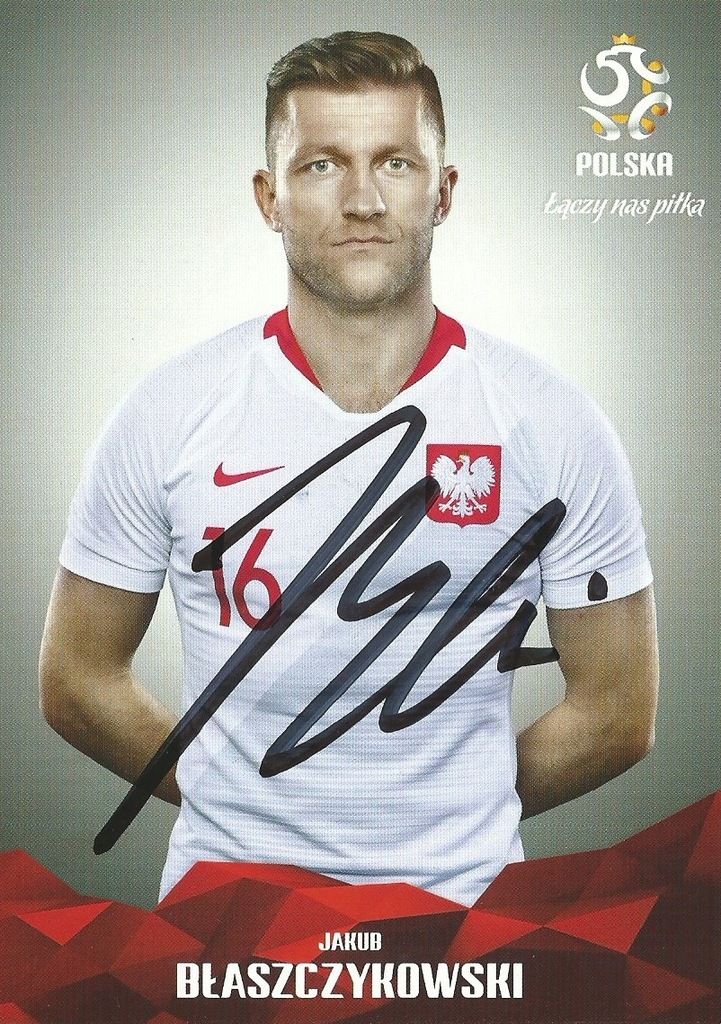 AUTOGRAF BŁASZCZYKOWSKI REPREZENTACJA PL ORYGINAŁ