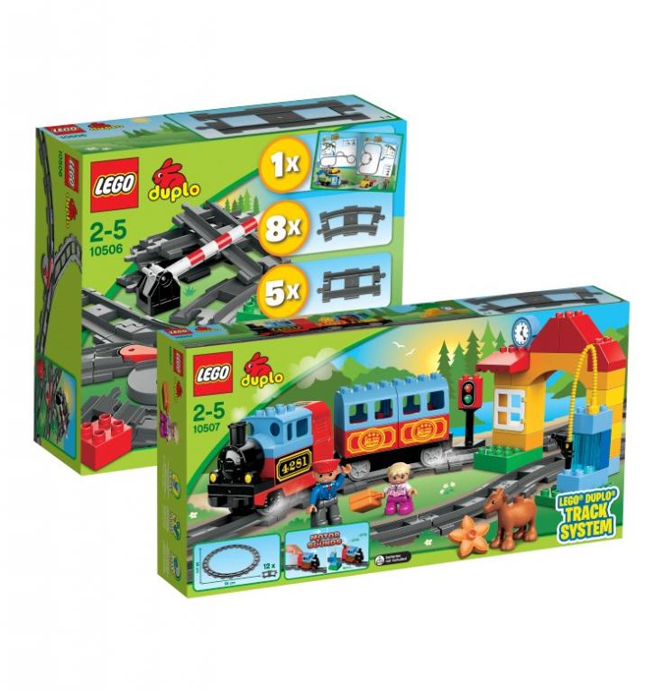 LEGO 10506 10507 DUPLO PIERWSZY POCIĄG + TORY 24H - 7088918177 ...
