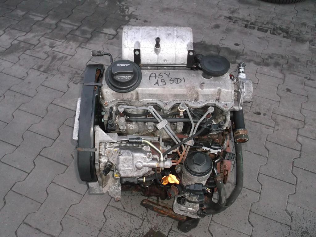 SILNIK ASY SKODA FABIA 1 1.9 SDI 92 TYŚ KM -WYSYŁ-