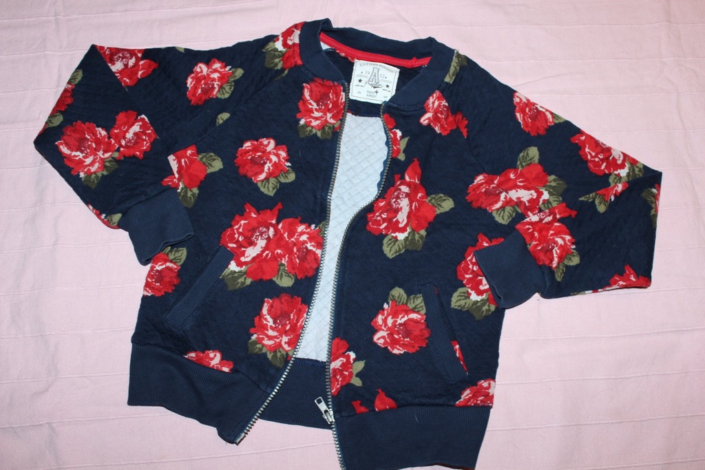 C&A Bluza Rozpinana Kwiaty R. 134-140 cm