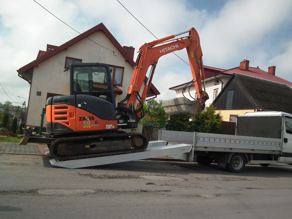 Najazdy Aluminiowe do 50t 300modeli Trapy Podesty